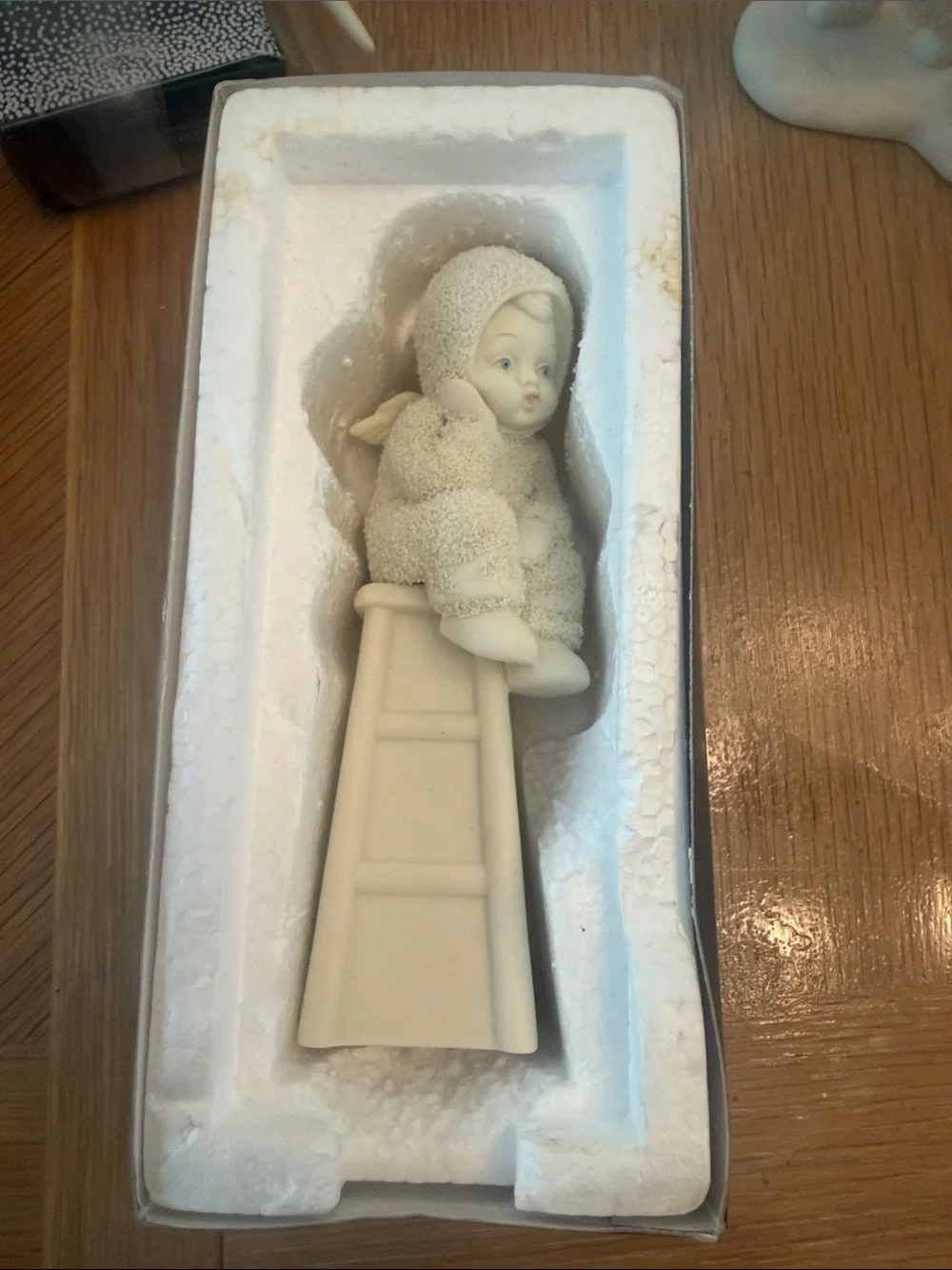 Department 56 Cream Textured Sitting Figurine